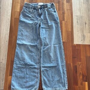 Abercrombie Kids Blue Ultra Wide Leg Jeans